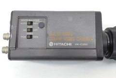 Hitachi VK-C350 Color Video Camera 12VDC Computar 12.5-75mm 1:1.6 Zoom Lens