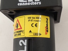 LK Connectors Black Power Link Connector 600VAC 400A – NEW Surplus!
