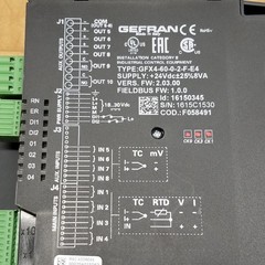 Gefran GFX4-60-0-2-F-E4 Modular Power Controller, 4 Loop, 60kW, 24VDC – USED