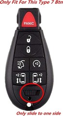 Replacement Key Fob Cover for 2008-2015 Town and Country 2008-2019 Grand Caravan