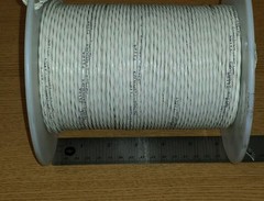 ( 25 FT ) M27500-24SM3U23 24Awg White SPC Aircarft Cable Wire 3/C 19S/36Awg 600V