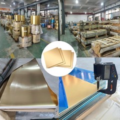 H62 Brass Sheet Metal Sheets Model Craft DIY 0.3-10mm Thickness – Multiple Sizes