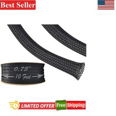 Polyethylene Terepthalate Monofilament Yarn Expandable Braided Sleeving 10 Fe…