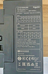1PC- Schneider LC1G185KUEN High power contactor 3 pole (3NO) 400V/185A 100-250V