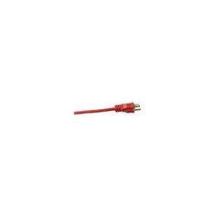 Coleman Cable 02407 14/3 SJTW Vinyl Outdoor Extension Cord, 25-Foot, Red
