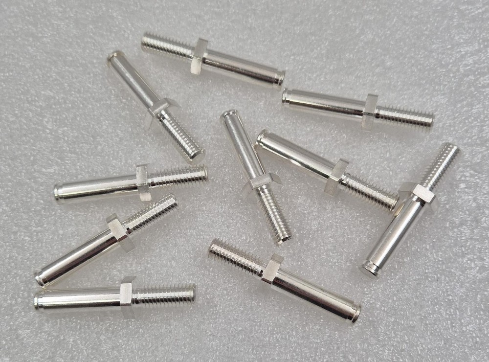 [LOT 10 PCS] NEW – BOHMLER Amphenol Radsok 8mm 04685-10 Male Contact Pin SILVER