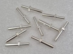 [LOT 10 PCS] NEW – BOHMLER Amphenol Radsok 8mm 04685-10 Male Contact Pin SILVER