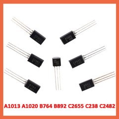 Transistor Packs A1013 A1020 B764 B892 2SB892 C2655 C238 C2482 TO92L PNP / NPN