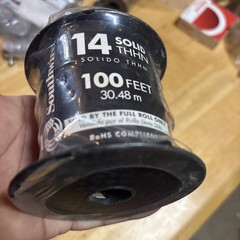 100-foot roll of Southwire 14-gauge solid THHN copper building wire