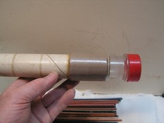 VINTAGE 66 Pieces 12 1/4″+ Long 12 Gauge Copper Wire. In Homemade Tube Various C