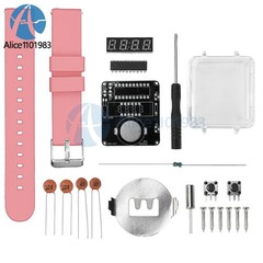 Electronic Watch DIY Kit LED Digital Tube Display Soldering Project Practice