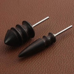 2PCS Pointed Tip Leather Burnisher Electric Polished Head Edge Slicker Tools US