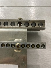 Ground BAR KIT 6″ Long, (2) 4-14 AL9CU & (1) 1/0-14 CU9AL Ground Bar attached.