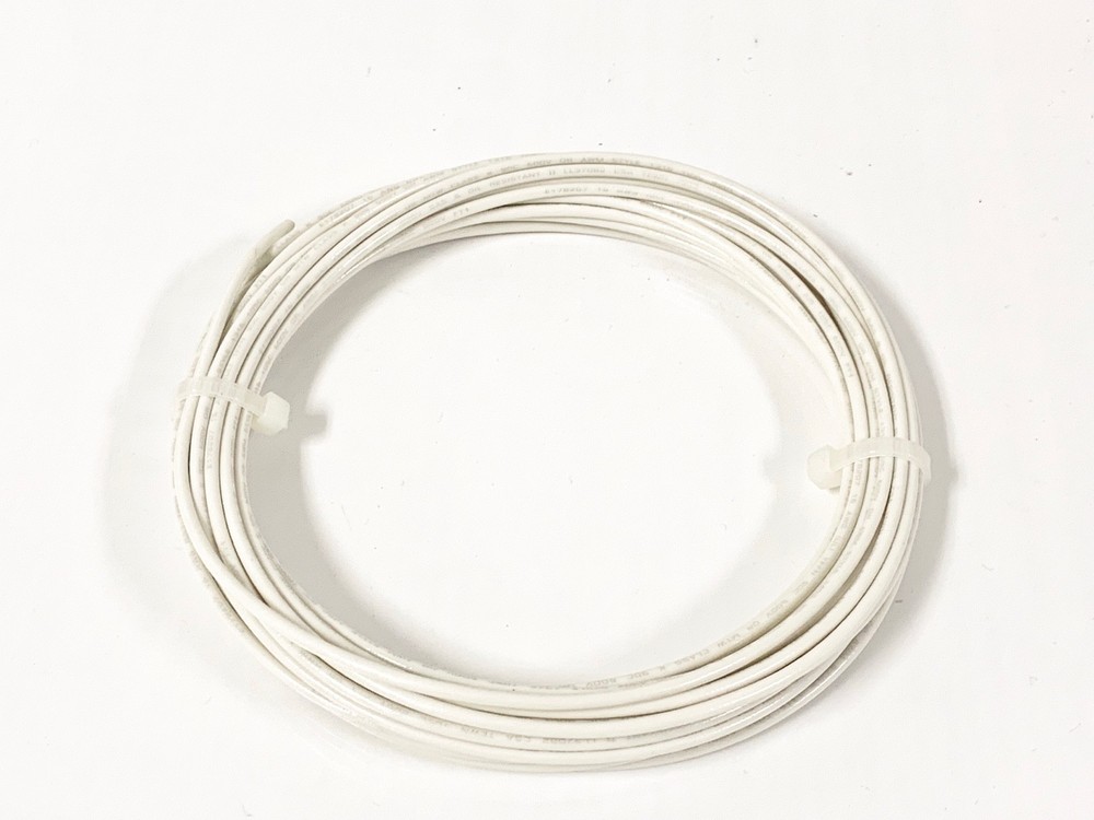 16 GAUGE TFFN TEWN WIRE WHITE 50′ FEET 600V COPPER STRANDED GROUND WIRE