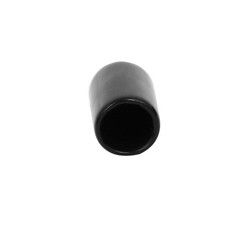 100pcs 6mm ID Rubber End Caps Screw Bolt Tubing Screw Protector Cover Black
