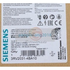 ONE NEW SIEMENS 3RV2031-4BA10 Motor Circuit Breaker