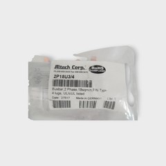 Altech Corp 2P18U3/4 2 Phase Busbar-4 Pin- 480V 80A – NEW