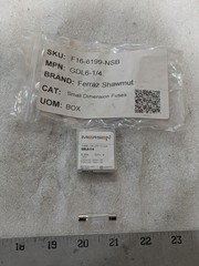 MERSEN Ferraz Shawmut GDL6-1/4 6.25A 250V AC 200A 125V AC 10KA (PACK OF 5)