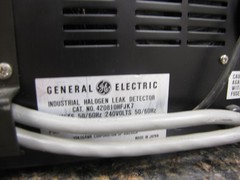 GE GENERAL ELECTRIC INDUSTRIAL HALOGEN LEAK DETECTOR 420810HFJK7 H25B -NK6