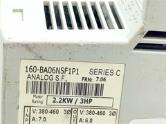 Allen-Bradley 160-BA06NSF1P1 Series C Variable Speed Drive 2.2KW/3HP
