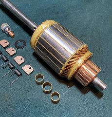 New Armature and Rebuild Kit For Delco 1107905 Starter