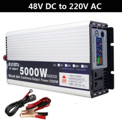 DC12V/24V/48V to AC220V 5000W Solar power inverter modified sine wave converter