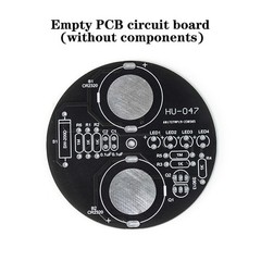1-10X LED Rotating Gyro Flashing Light DIY Kit DIY Electronic Soldering Practice