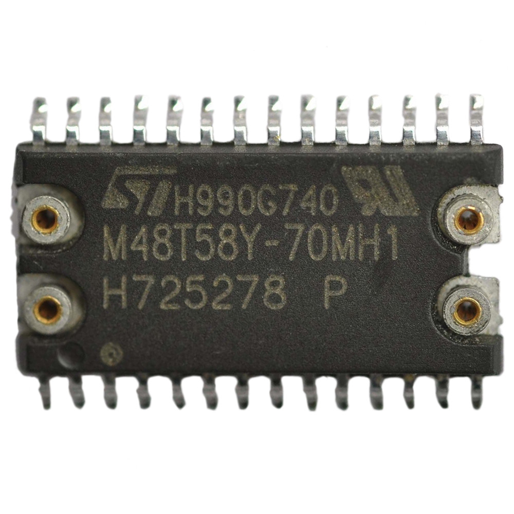 1pc ST Micro M48T58Y-70MH1 IC; ‘Timekeeper’ 64kb SRAM SMD NVRAM RTC SMT USA
