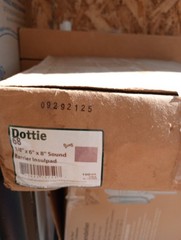 Dottie QTY (100) # 8 Insulpads Sound Barrier Pads 1/8″ x 6″ x 8″