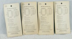 (4) ARCHER 276-2442 4000 SERIES CMOS IC QUAD LATCH 4042