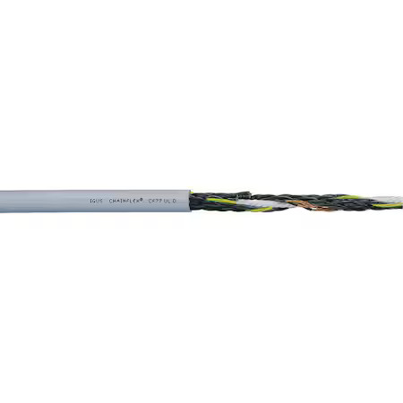 Chainflex Cf77-Ul-05-04-100 Control Cable, 20 Awg, 4 C, Gray, Pur, 1, 000