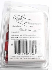 Woods 1754 22 to 18 Gauge Wire Ring Terminal, 13-Pack Lot of 3