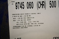 BELDEN 9745 060 CABLE UNSHLD MULTIPR 3PR 22AWG 300V sold by the foot