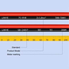 0.3mm²-2.5mm² RVB 2 Core Electronic Copper Cable Wire PVC Flexible Parallel Wire