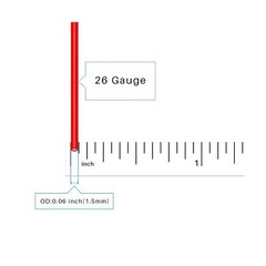BNTECHGO 26 Gauge Silicone Wire Spool Red and Black Each 1000ft Flexible 26 A…