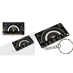 4cm FR4 Multifunctional PCB Reference Ruler Measuring Tool Angle Measure Meter