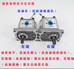 Gear Pump CBN-F306/F314/F316/F320/F325 Hydraulic Oil Gear Pump Spline Flat Key