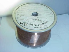BERYLLIUM COPPER (ALLOY 25) TEMPERED .005 WIRE- 155,000 PSI (15′) UNCOATED