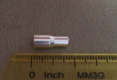 20 Pcs P/N 328666 AMP CONNECTOR FERRULE SILVER ID: 0.152″ to 0.12″