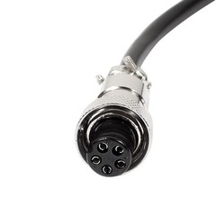 GX12 2M Joint Type 5 Pin Female Aviation Socket Connector Electrical Cable