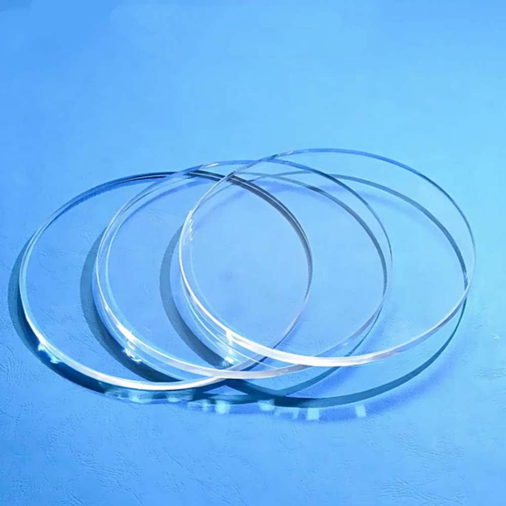 Round JGS2 Quartz Glass Sheet – Φ 3mm – Φ 150mm Various Size Options