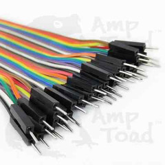 Extra Long 30cm Jumper Wires DuPont Male – Male 40 pcs Ribbon Arduino Electronic