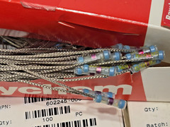 3 box (300 Pcs) Raychem S03-07-R-100CS466 Solder Sleeve Termination 602245-000
