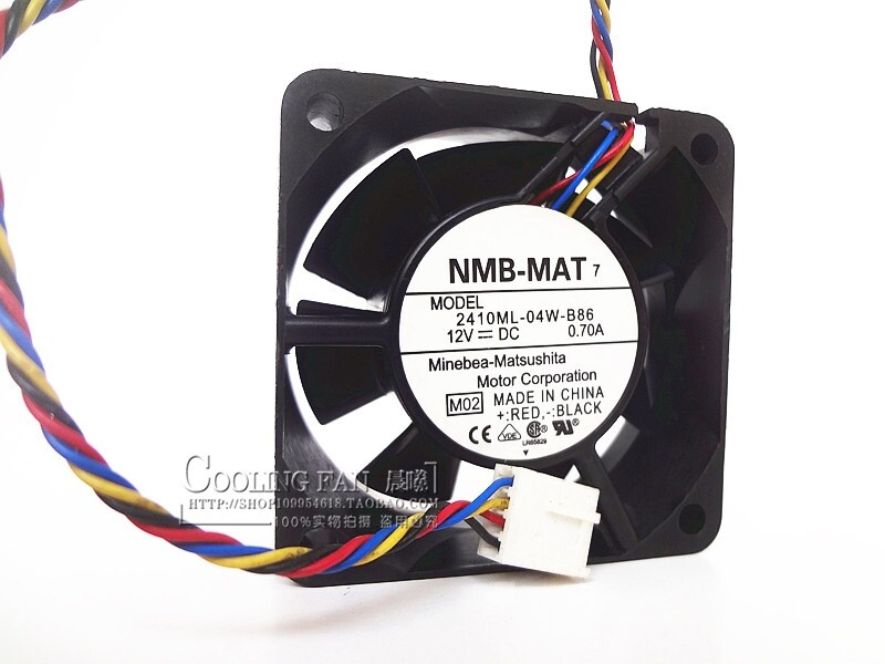 1pc new NMB 6025 6CM4 2410ML-04W-B86 12V 0.70A