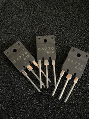 3pc SANYO 2SC4770 NPN Triple Diffused Planar Transistor TO-3PML **NOS