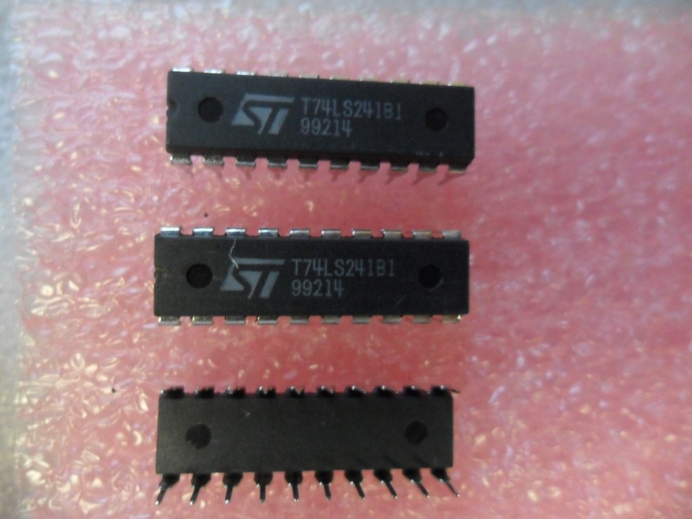 74LS241 IC OCTAL BUFFER LINE DRIVER W/3-ST OUTPUTS 20-PIN DIP (3 PER LOT)