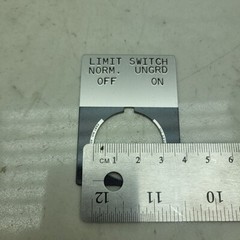 8 Pack Allen Bradley 30mm Push Button Legend Plate ON OFF *New See Pictures