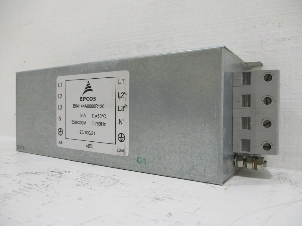 NEW Epcos B84144A-66R120 Power Line Filter 4-Line 66A 520/300Vac B84144A0066R120