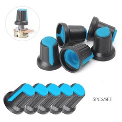 Potentiometer Switch Knob Cap Hole Dia 6mm Volume Control Rotary Knob Cap Cover