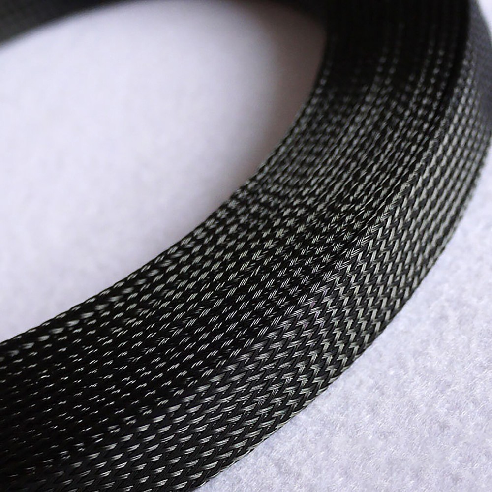 PET Expandable Wire Cable Sleeving Sheathing Braided Loom Tubing 3mm to 80mm